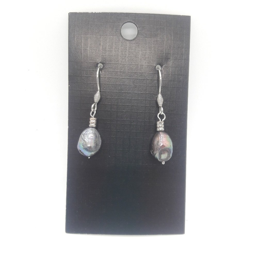 Iridescent Dangle Earrings - NEW